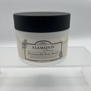 A La Maison de Provence Honeysuckle Body Butter - Shea, Avocado, Argan, 8 oz NEW